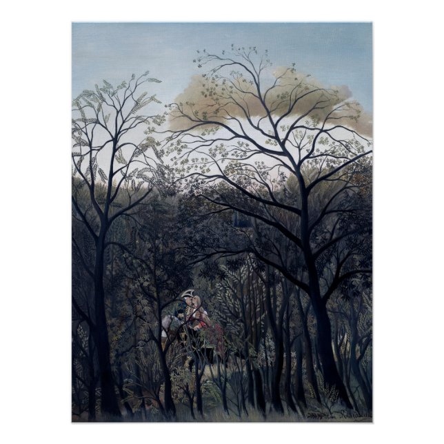 Poster Rendez-vous dans la forêt 1889 (Devant)