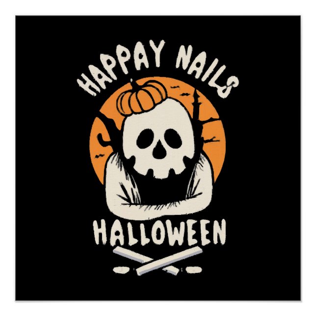 Poster Rendre les ongles Bootiful Halloween  (Devant)