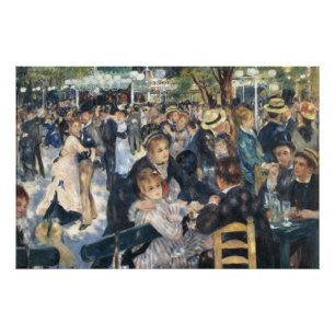 Poster Renoir Danse au Moulin de la Galette Vintage