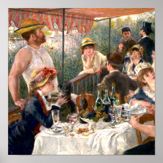 Poster Renoir French Luncheon Booking Party (Devant)