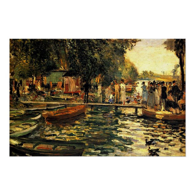 Poster Renoir - La Grenouillère (Devant)