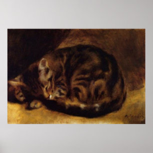 Poster Renoir's A Sleeping Cat