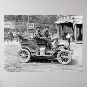 Poster REO Mountaineer retourne à New York 1905