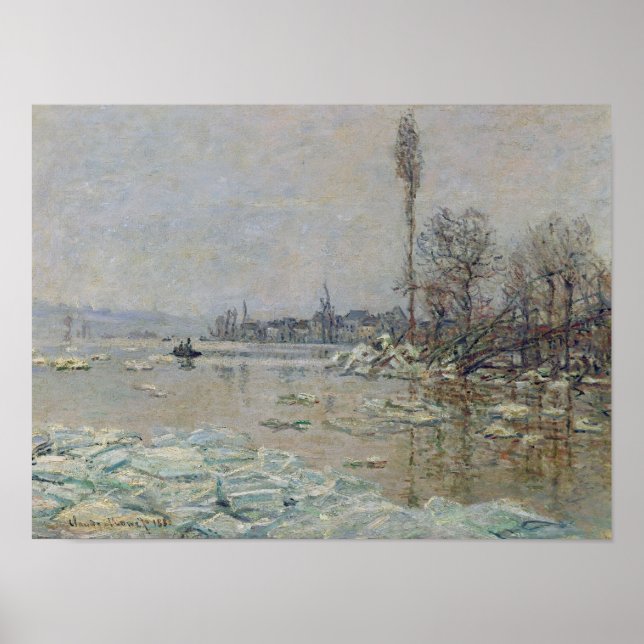 Poster Répartition de la glace, 1880 (Devant)