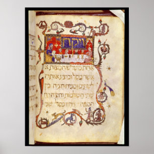 Poster Repas de Pâque, Espagne du Nord