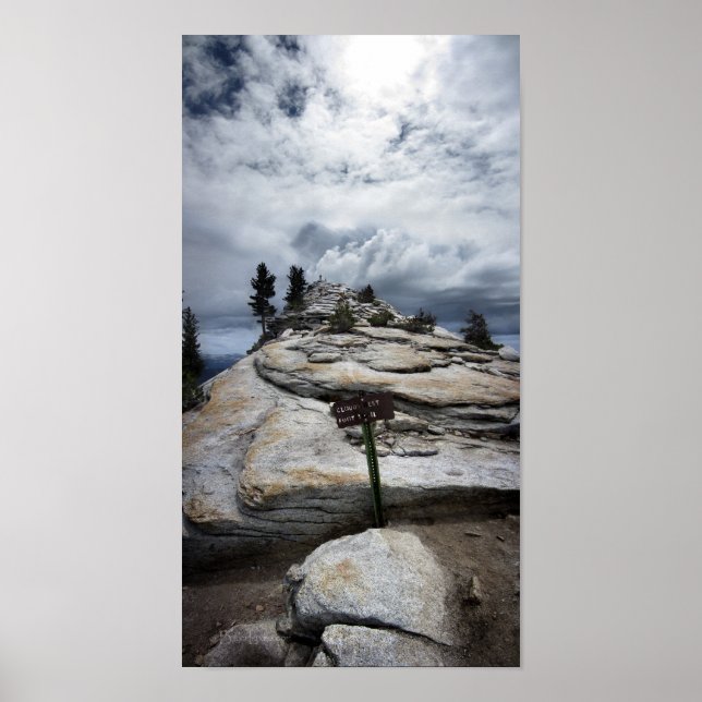 Poster Repos des nuages - Yosemite (Devant)