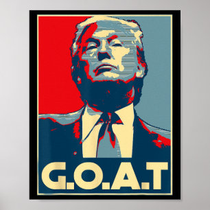 Poster républicain 2024 de l'élection du doigt moy