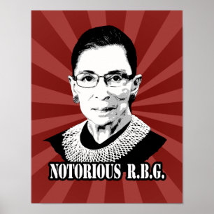 Poster Réputé R.B.G. - Ruth Bader Ginsburg