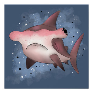 Poster Requin marteau grincheux