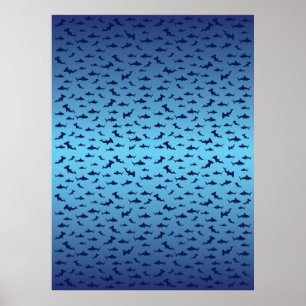 Poster Requins/mâchoires