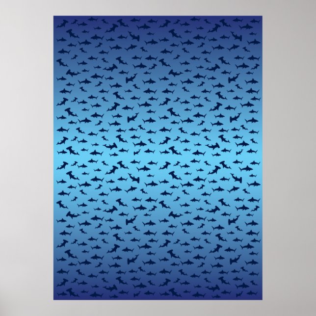 Poster Requins/mâchoires (Devant)