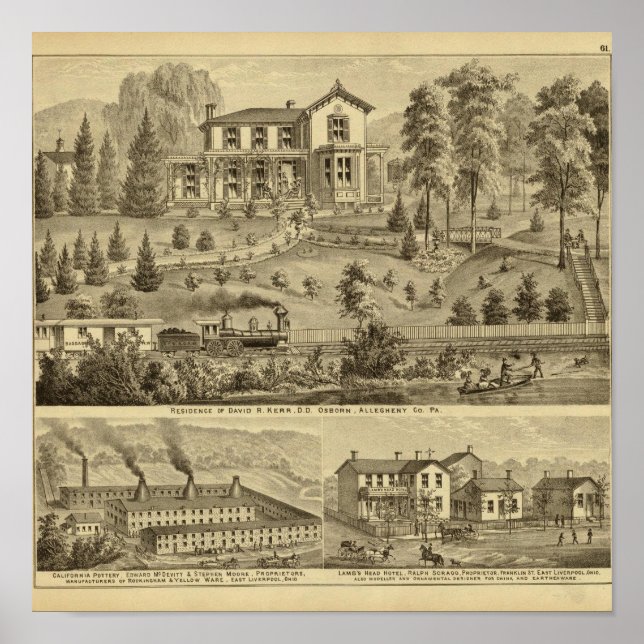 Poster Résidence de David R Kerr (Devant)