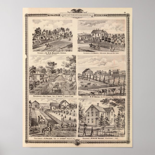 Poster Résidences à Redfield (Devant)