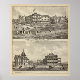 Poster Résidences de Haddon House et Kaighn et Gurney