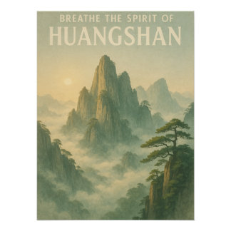 Poster Respire l'Esprit de Huangshan