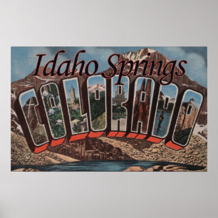 Poster Ressorts de l'Idaho, le Colorado - grandes scènes