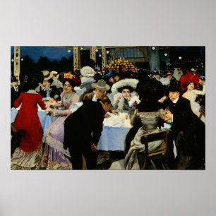 Poster Restaurant Night