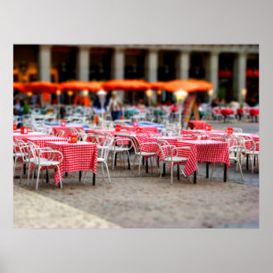 Poster Restauration en plein air