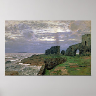 Poster Restes des jours passés, crépuscule, Finlande,