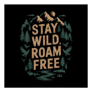 Poster Restez à l'abri, Roam Free