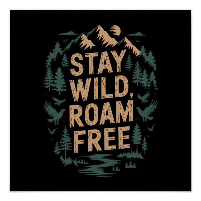 Poster Restez à l'abri, Roam Free (Devant)