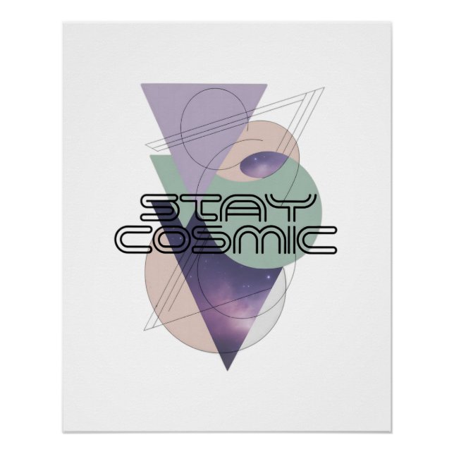 Poster Restez Cosmique (Devant)