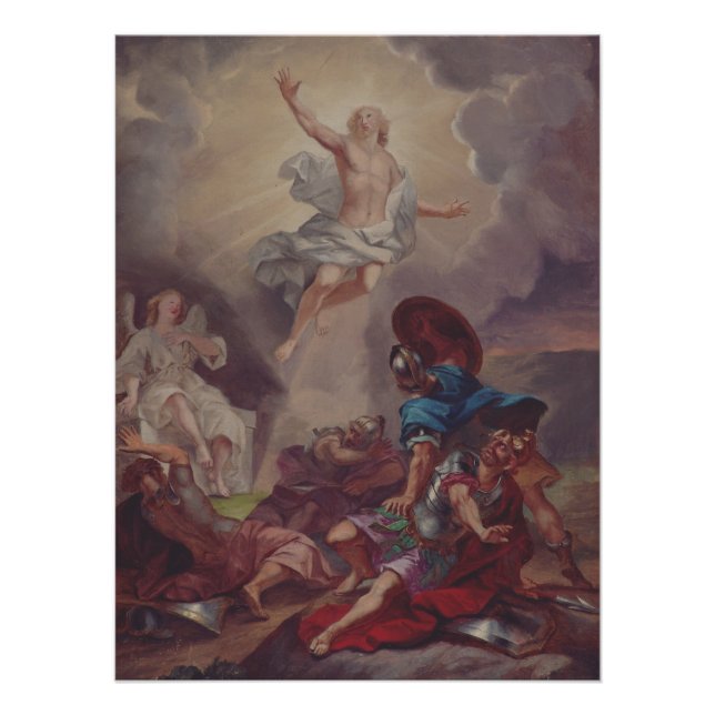 Poster Résurrection de Jésus par Berndt Abraham Godenhjel (Devant)