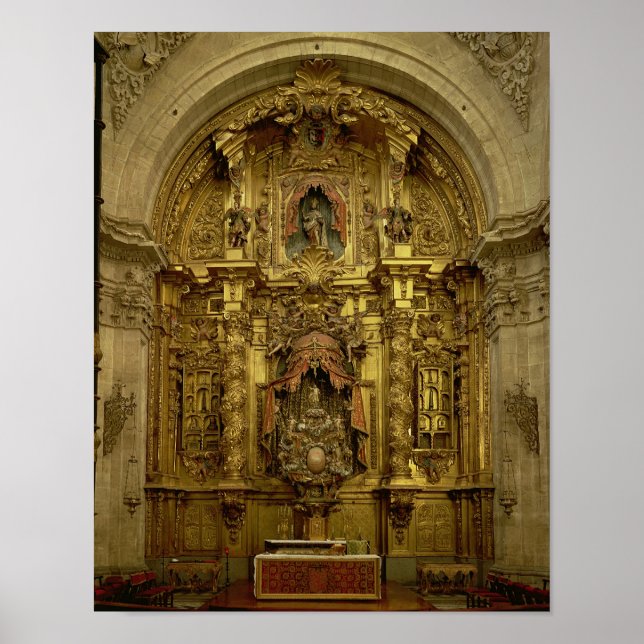 Poster Retable of the Sacrament Chapel (Devant)