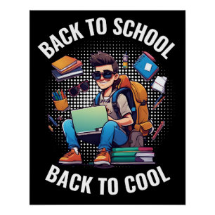 Poster Retour À L'École Retour Au Cool