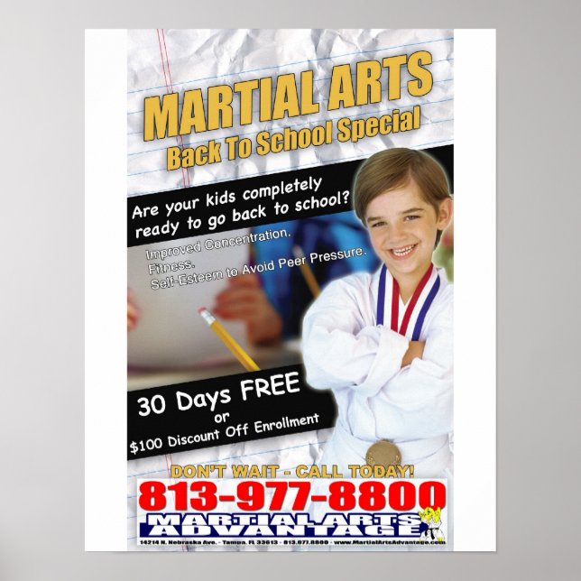 Poster retour à l'école spéciale (Devant)