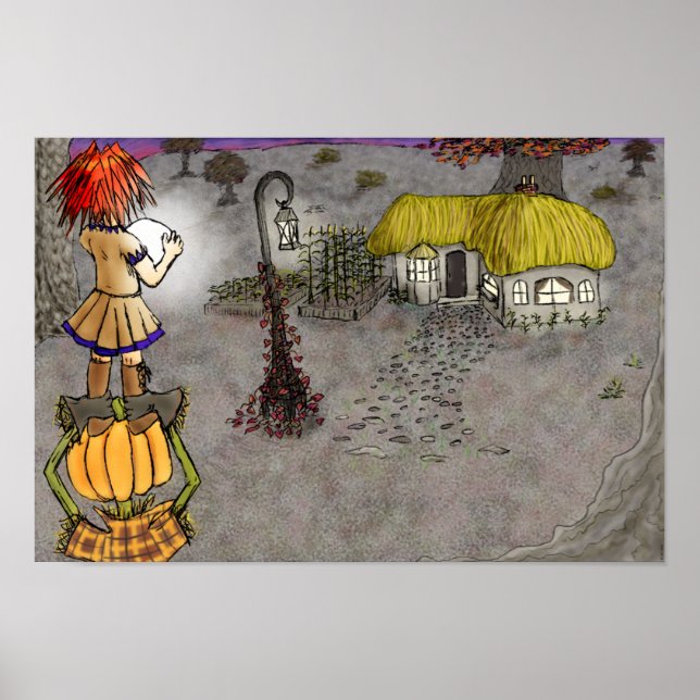 Poster Retourner l'impression à la maison (Devant)