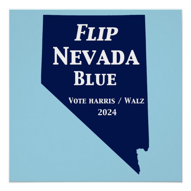 Poster Retourner Nevada Blue en 2024 (Devant)