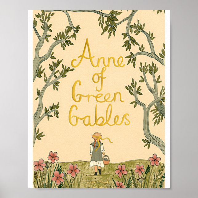 Poster rétro Anne of Green Gables (Devant)