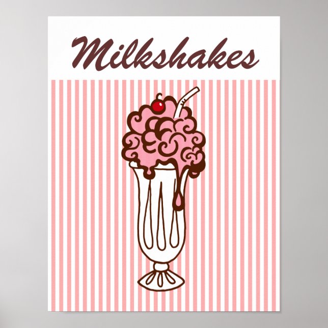 Poster Retro Diner (Devant)