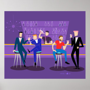 Poster Retro Gay Bar