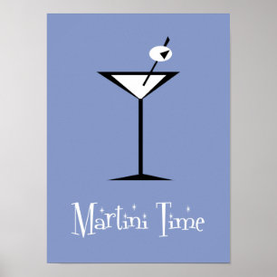 Poster Retro Martini