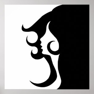 Poster Retro Mod Woman