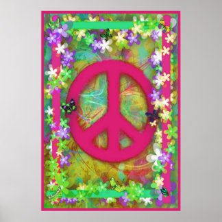 Poster Retro Peace