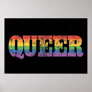 Poster Rétro pédé