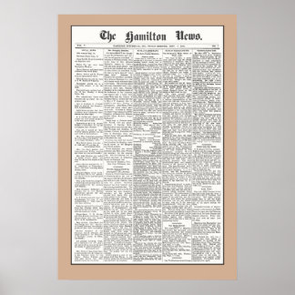 Poster Réunion de famille Haughey - 8 sept, 1905, Brown