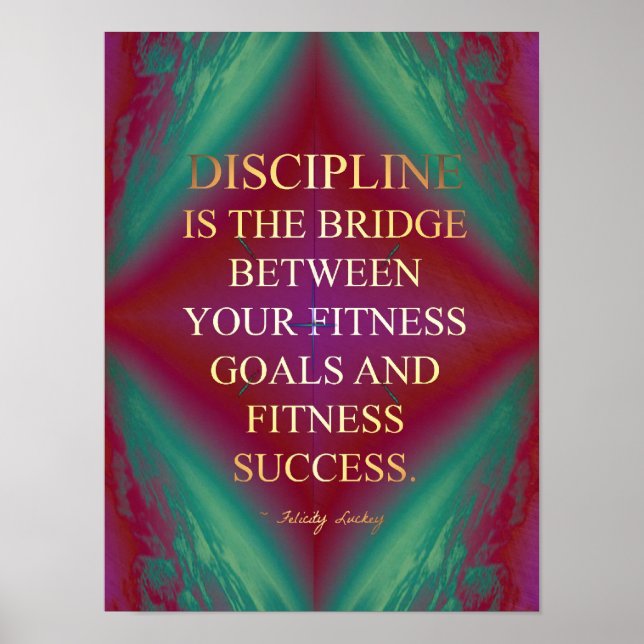 Poster Réussite du pont à la condition physique (Devant)