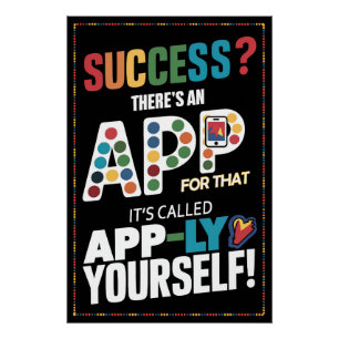 Poster Réussite ? Il y a une application pour ça - Faites