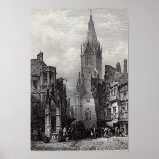Poster Reutlingen, gravée par J.J. Crew (Devant)