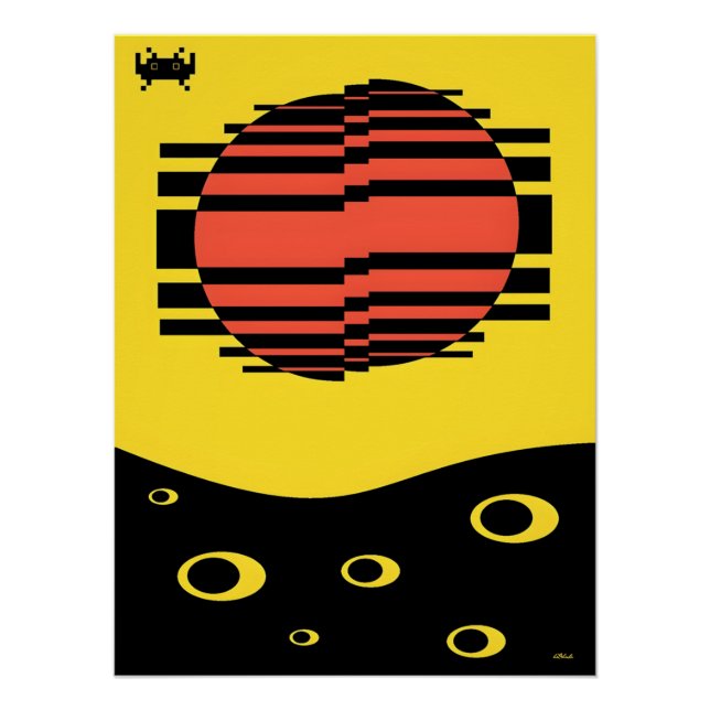 Poster Rêve de Memphis Bitossi (Devant)