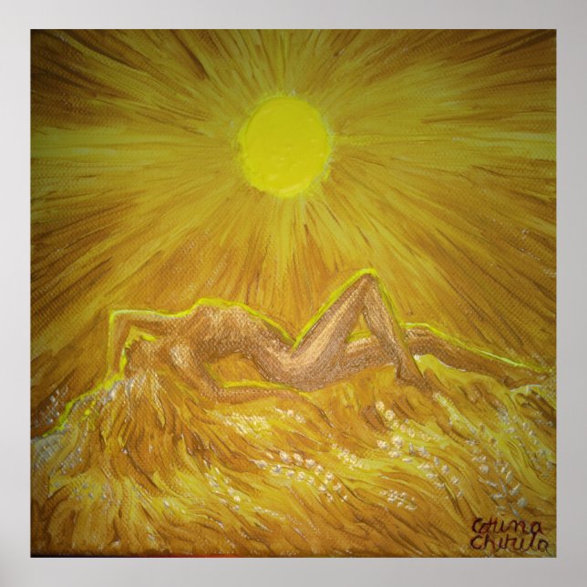 Poster rêve d'été solaire (Devant)
