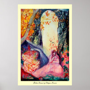 Poster RÊVE D'OR / Jardin Zen de Yoga Méditation