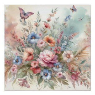 Poster Rêve floral