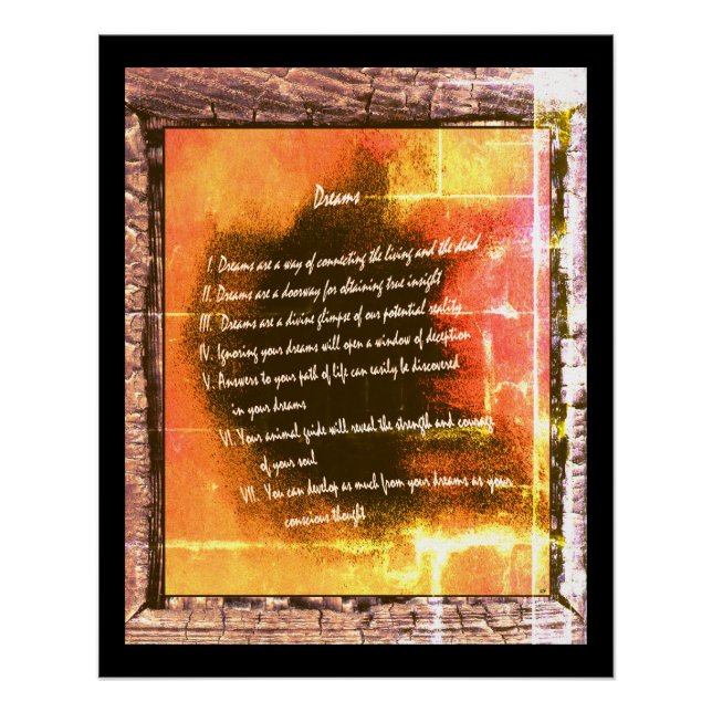 Poster Rêves (Devant)