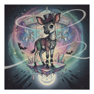 Poster Rêves de carrousel crépusculaire