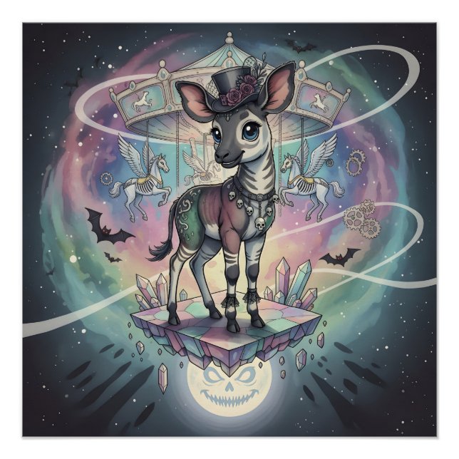 Poster Rêves de carrousel crépusculaire (Devant)